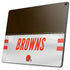 NFL Cleveland Browns White Striped Google Pixel Slate Skin